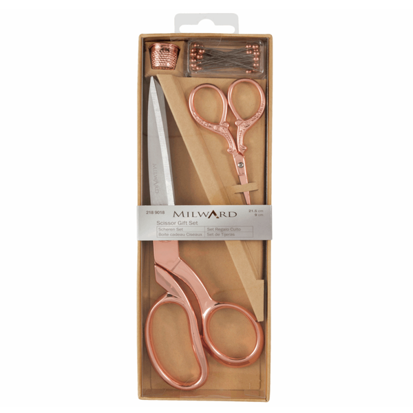 Rose Gold Scissors Gift Set