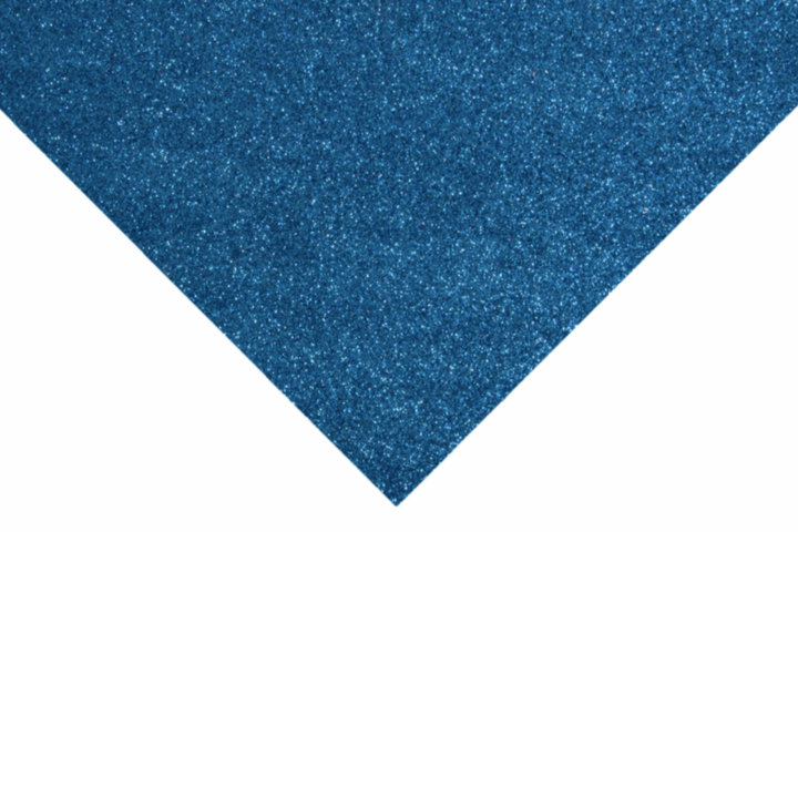 Royal Blue Glitter Felt Sheet