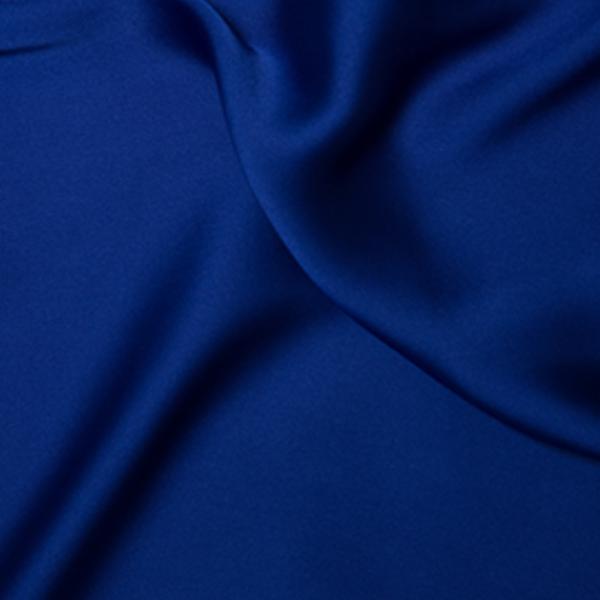 Royal Blue Silky Satin Fabric