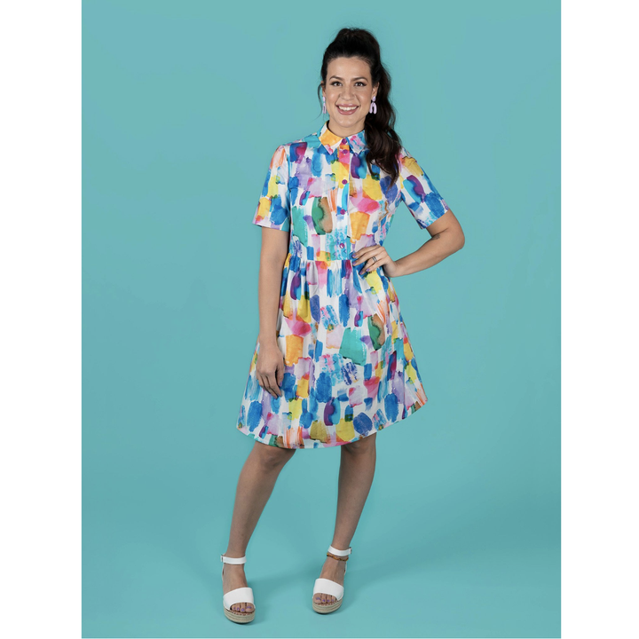 Shirt Dress Sewing Pattern - Lyra