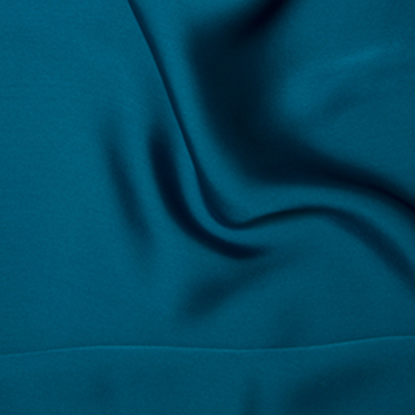 Teal Silky Satin Fabric