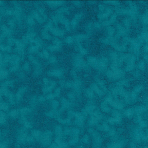 Teal Watercolour Cotton Fabric