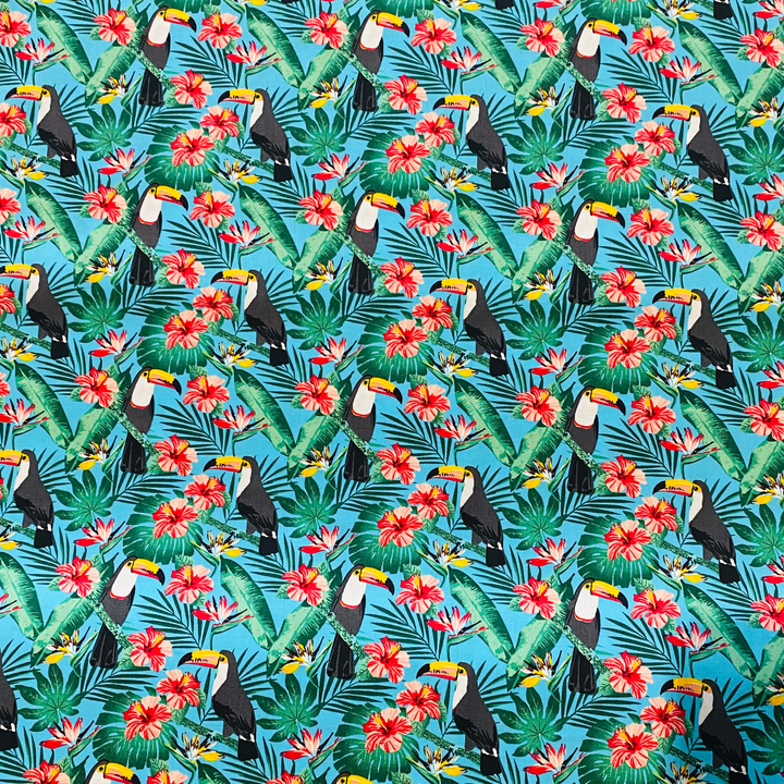 Toucan Cotton Fabric