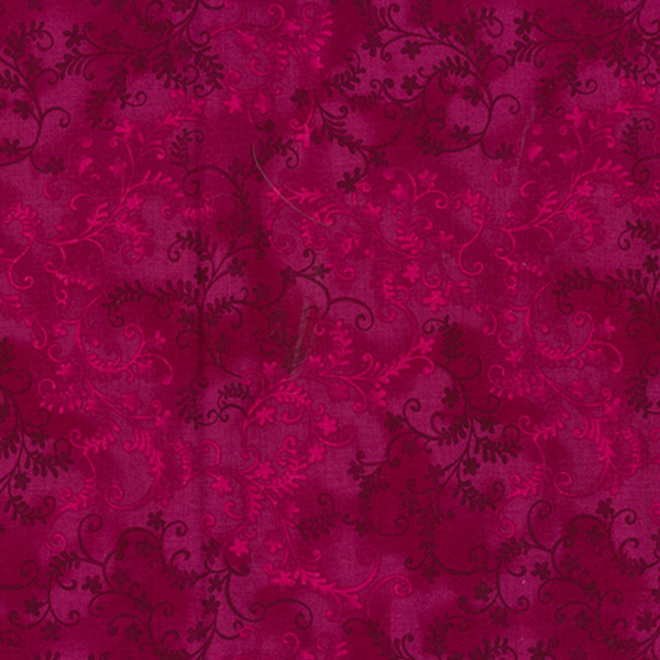 Burgundy Wine Vine Cotton Fabric